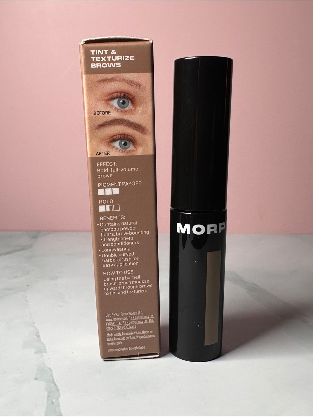 Morphe Tint & Texturize Brows Mousse - Brown